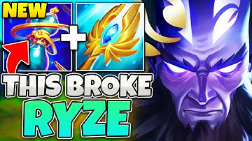 UMM RIOT? THIS NEW MANA ITEM BROKE RYZE FOREVER... (30% BONUS SPELL DAMAGE)