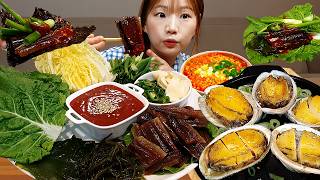 🐟쫀득쫀득 구룡포 과메기 전복찜 불닭볶음탕면 먹방🍜과메기 꿀조합! 전복찜이랑 먹으니 꿀맛😋 한식 KOREANFOOD MUKBANG ASMR EATINGSHOW REALSOUND