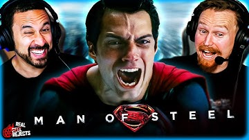 MAN OF STEEL (2013) MOVIE REACTION!! BEAUTIFUL MESS OR UNDERRATED MASTERPIECE?! Full  Commentary