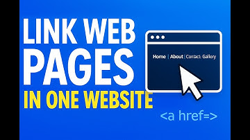 how to link web pages to build website lesson 6 #coding #frontendcourse #webdesign