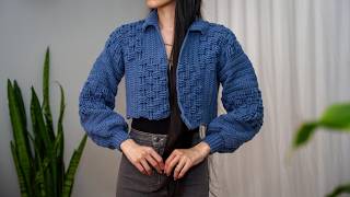 How to Crochet: Basketweave Cardigan | Pattern & Tutorial DIY