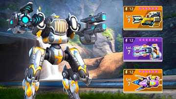 Redeemer with Viper 12, Howler 12, Quantum Gun 12 - Mech Arena