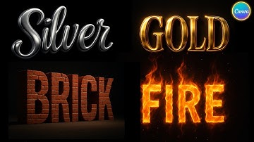 Turn ANY Text Into Stunning Effects (Canva AI Tutorial)