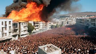 Hundreds of residential buildings are on fire! Evacuation of the population! Greece