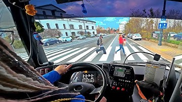 [Onboard] Route 151 Bus Ride – From Historic City Center Into Suburbs and Villages (4K POV)