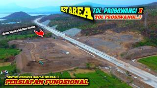 Sambut Nataru _ REST AREA TOL PROBOWANGI SIAP FUNGSIONAL || SUDAH SELESAI DICOR Semua Badan Jalannya