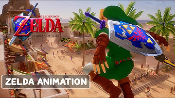 ⭐[4K] Entering Gerudo Fortress | Ocarina of Time Anime | Unreal Engine 5