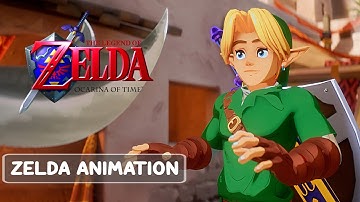 ⭐[4K] Sneaking into Gerudo Fortress | Ocarina of Time Anime | Unreal Engine 5