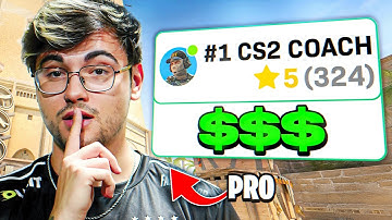 CS2 Pro GOES UNDERCOVER To Hire A COACH!