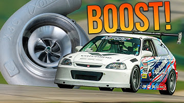 My K-Swapped EK Civic Just Got BOOSTED!