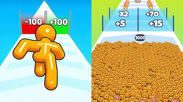 Tall Man Run vs Food Run💥 EPIC SpeedRun Challenge - All Levels Unlocked (Android,iOS)