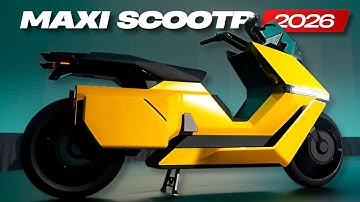 Top 10 New Maxi Scooters for 2026: EV Power and Large Luxury Seating