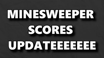 I FINALLY GOT TOP 10 WORLD IN MINESWEEPER
