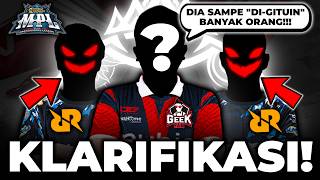 KLARIFIKASI!! KASUS TERPARAH RRQ DAN GEEK FAM!!!😱🔥| MPL ID, MPL Indonesia, RRQ, Geek Fam, RRQ AP