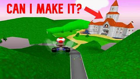 Getting on Top of Peach’s Castle in Mario Kart 64