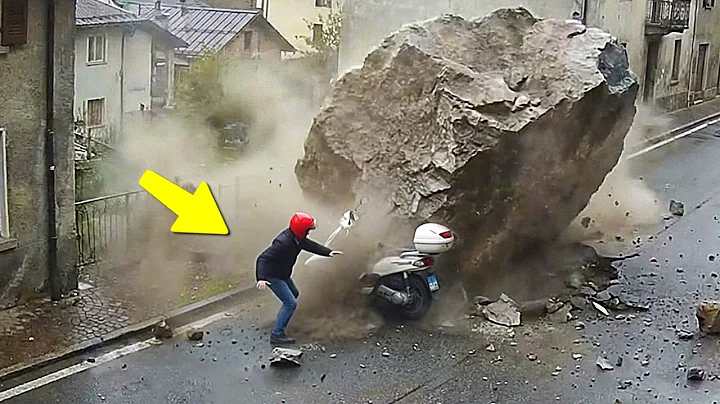 Moments Filmed Seconds Before Disasters