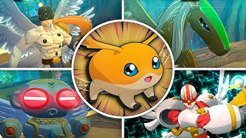 Patamon & Digivolutions – Unique Skills Showcase  | Digimon Story Time Stranger