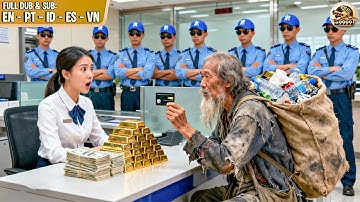 Old Junk Collector Walks Into Bank To Withdraw Billions, Staff Mock Him, Turns Out Billionaire