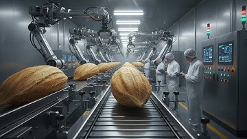 Inside a Modern Rice-Processing Empire: From Harvested Grains to Crispy Rice Crackers (Full Process)