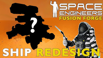 Goodbye ROVER! This is Our NEW Ship Design! | Space Engineers: Fusion Forge Ep5