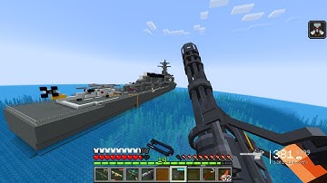 Pillager Navy Commander Declared WAR on My Minecraft World… So I Sank His MODERN SHIP! 🚢💥🚁
