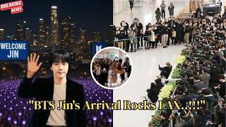 'International ARMYs Fill LAX: Jin Poster Sparks Massive Demonstration of Support in Los Angeles'