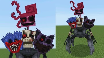 Poppy Play Time 4 Horror Fused Prototype addon in Minecraft PE Bedrock edition
