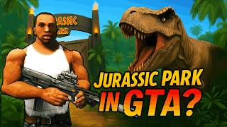 Visiting JURASSIC PARK in GTA San Andreas | Total Conversion Mod