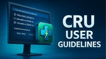 (VOOR PC-GEBRUIKERS) Hoe u Custom Resolution Utility (CRU) gebruikt