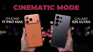 CINEMATIC Video Comparison: iPhone 17 Pro Max vs Galaxy S25 Ultra!