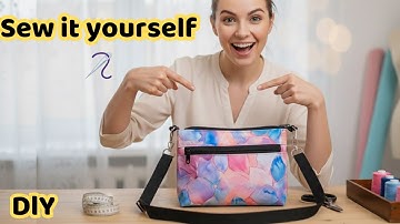 DIY Cara Membuat Tas 🤩: Mini Crossbody Bag 7 Rahasia Ajaib!!!!!😉