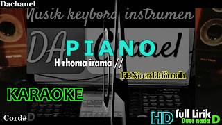 PIANO H Rhoma irama ft Noer Halimah || dangdut karaoke cover Yamaha psrs950#karaoke#piano#rhomairama