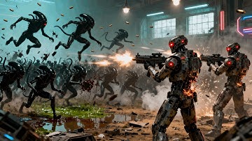 Only 14,000 TERMINATORS against 3.5 million XENOMORPHS! Who will win? [4k]