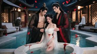 18yo girl and 2 princes spent night together in the bathtub,please them with body,just for revenge!