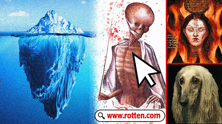 The Most Unusual and Disturbing Website Iceberg