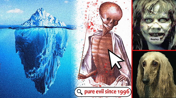 The Most Unusual and Disturbing Website Iceberg