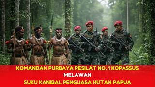 5 KOPASSUS MEMBERS VS THE CANNIBAL TRIBE THAT RULES THE PAPUA FOREST #army