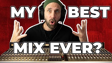 I mixed a song 100% ANALOG… and did NOT EXPECT THIS! (full mixing tutorial)