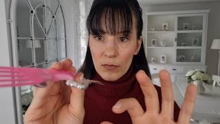 Doing your hair & make up ASMR