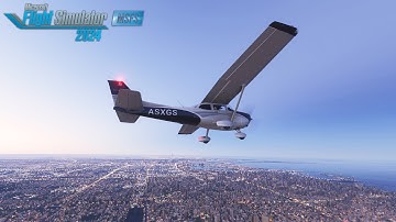 Microsoft Flight Simulator 2024 — Sharjah (OMSJ) to Dubai (OMDB) Full Flight with ATC Calls | C172