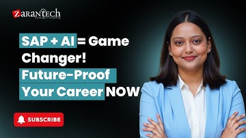 SAP + AI = Game Changer! Future-Proof Your Career NOW | ZaranTech