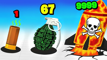 Upgrading to MAX LEVEL Hole in Hole.io