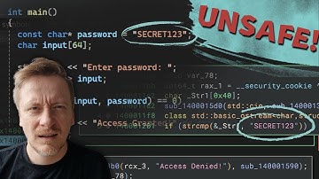 Stop Hardcoding Passwords! (Reverse Engineering is Easy)