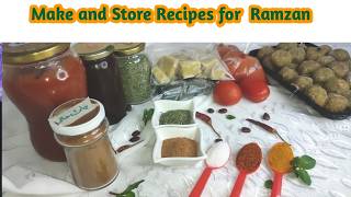 Ramzan2025 preparations |Make and Store recipes for Ramzan