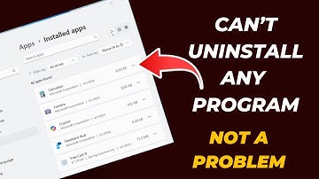 Hoe u software of apps uit Windows verwijdert