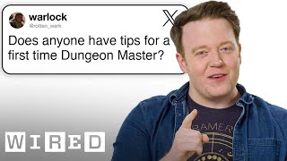 Dungeon Master Brennan Lee Mulligan Answers DnD Questions | Tech Support | WIRED