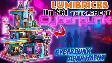 LUMIBRICKS - Un Set CYBERPUNK Complètement Eclairé et Délirant ! Cyberpunk Apartment Test