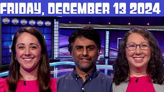 JEOPARDY December 13 2024 FULL EPISODE Preview & AUTHORS Final Jeopardy Answer Friday 12/13/24