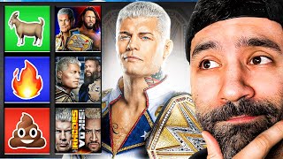 Tier List Ranking EVERY Cody Rhodes WWE Championship Defense