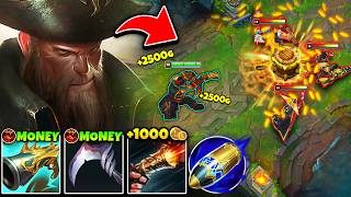 OMG! THIS GANGPLANK GOLD HACK IS SO BROKEN! (BANKPLANK BUILD)